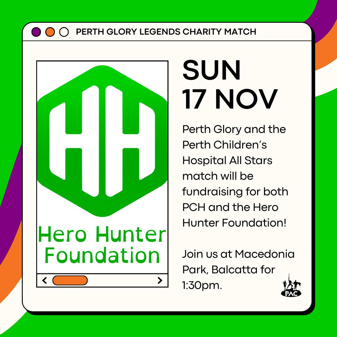 Perth's - Check out the main page of the Hero Hunter Foundation for ...