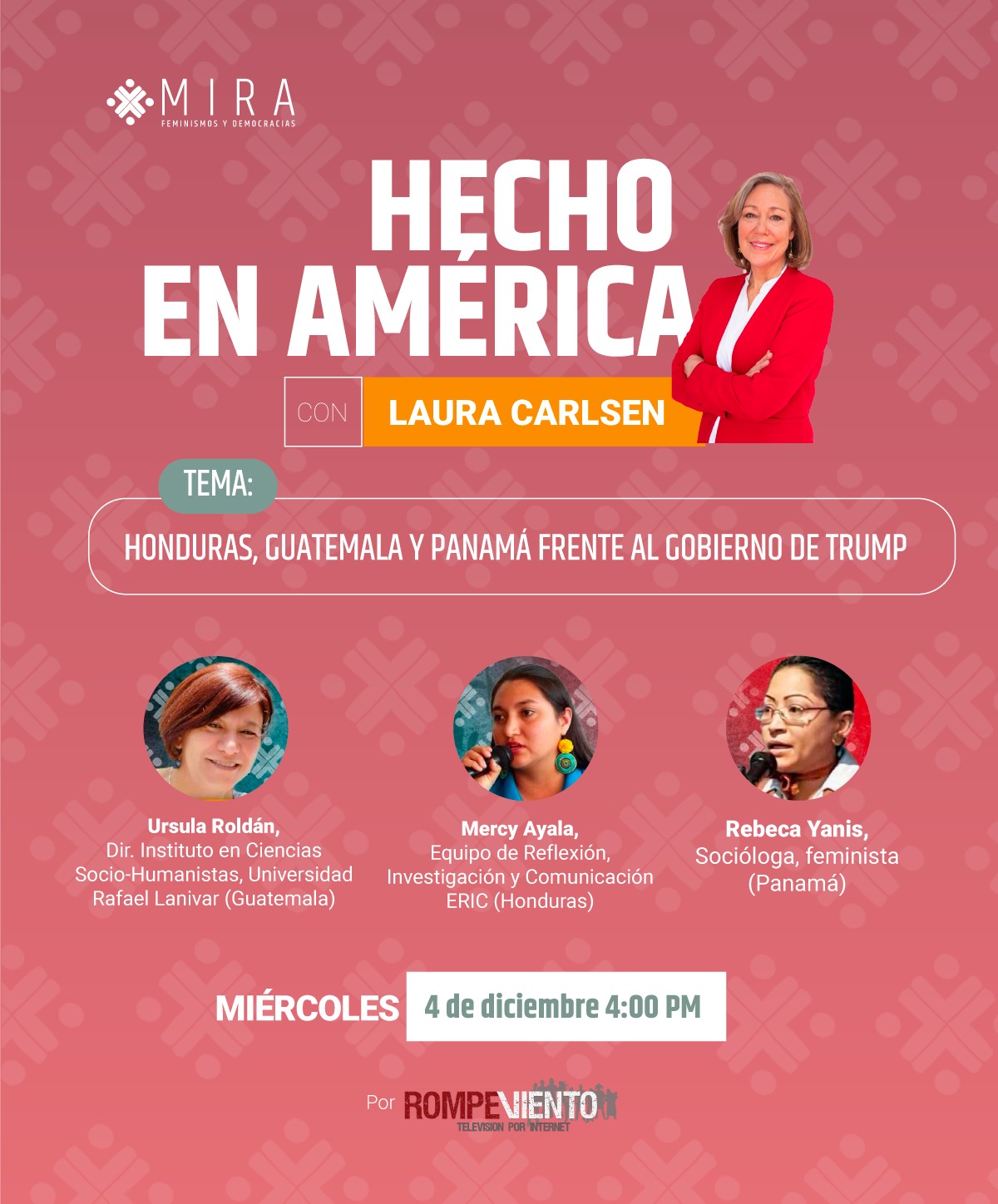 Mira: feminismos y democracias - HOY en HECHO EN AMÉRICA 🌎 Honduras ...