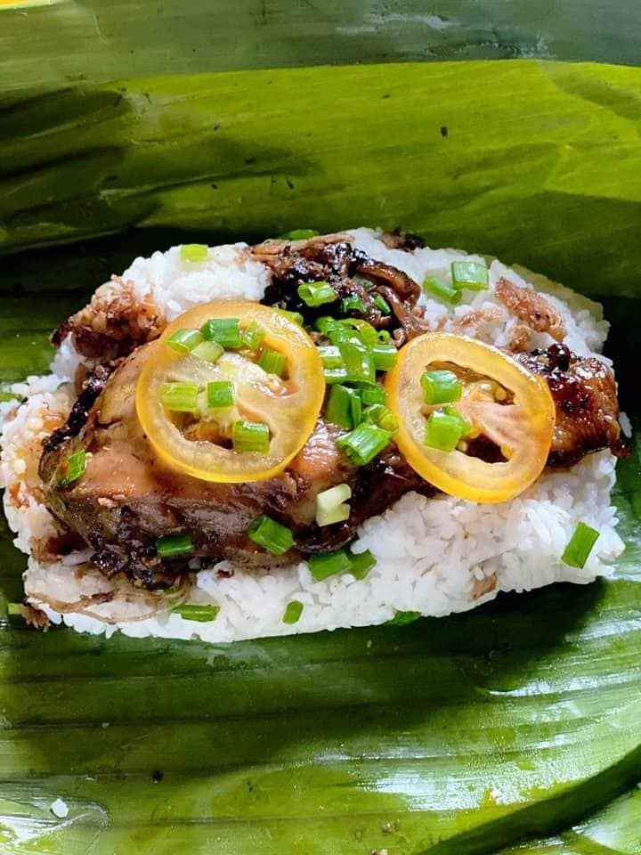Topsi'tay bicol binalot rice toppings