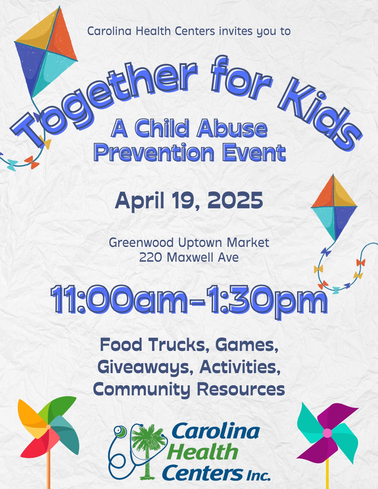 Greenwood - We’re excited to be part of the Child Abuse Prevention ...