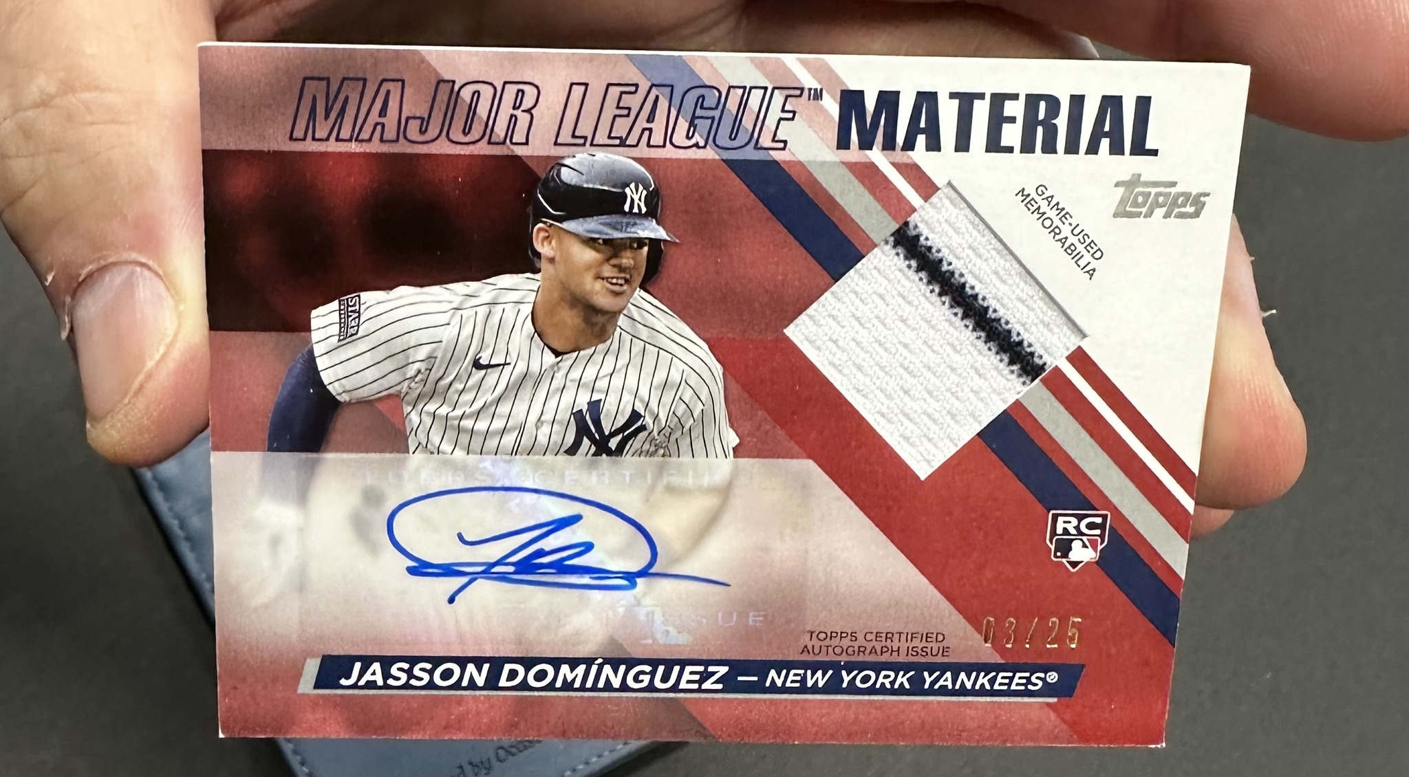 ???? ??????: The Jasson Domínguez 1/1 Rookie Debut Patch 