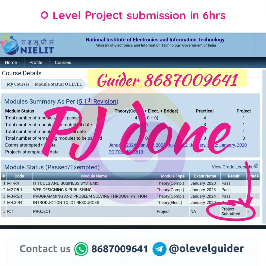 O Level Project