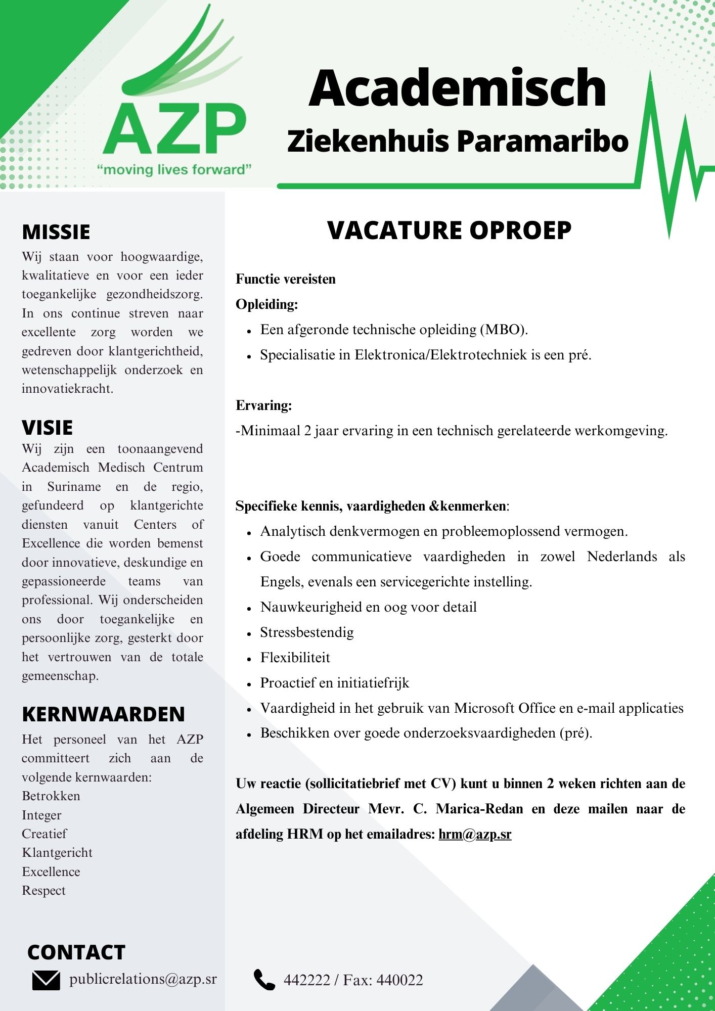 Academisch... - Academisch Ziekenhuis Paramaribo Suriname