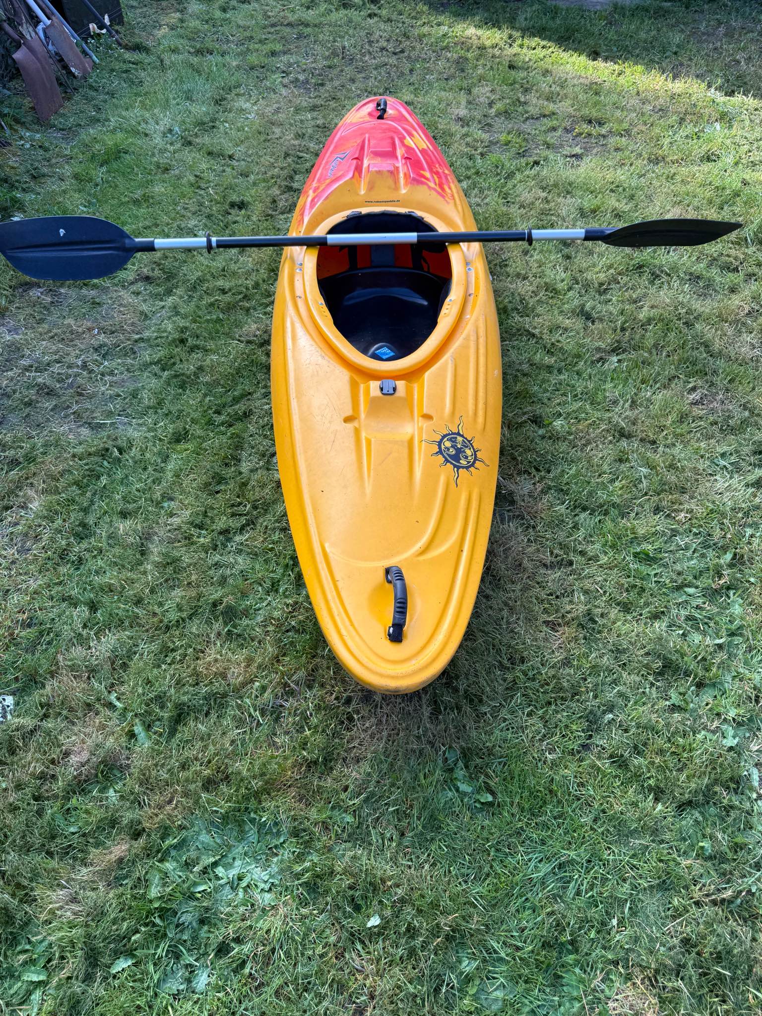 Robson Monster kayak for sale with paddle and Lomo Rebel neoprene spray ...