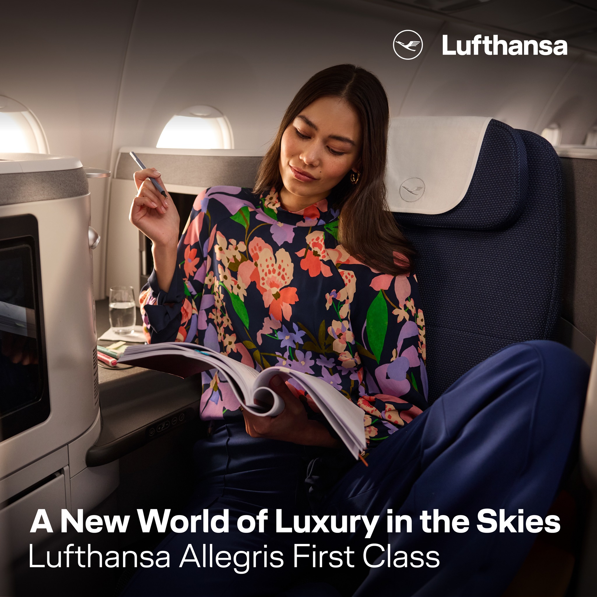 New Lufthansa First Class Exclusive Loungewear Inspired by the Sky