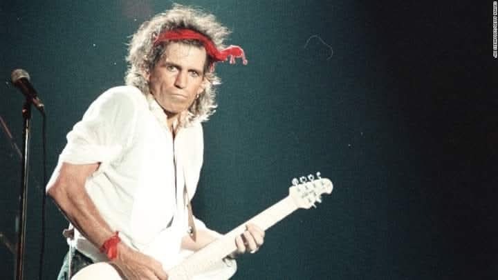 Keith Richards and the Rolling Stones at the Aragon in 1988