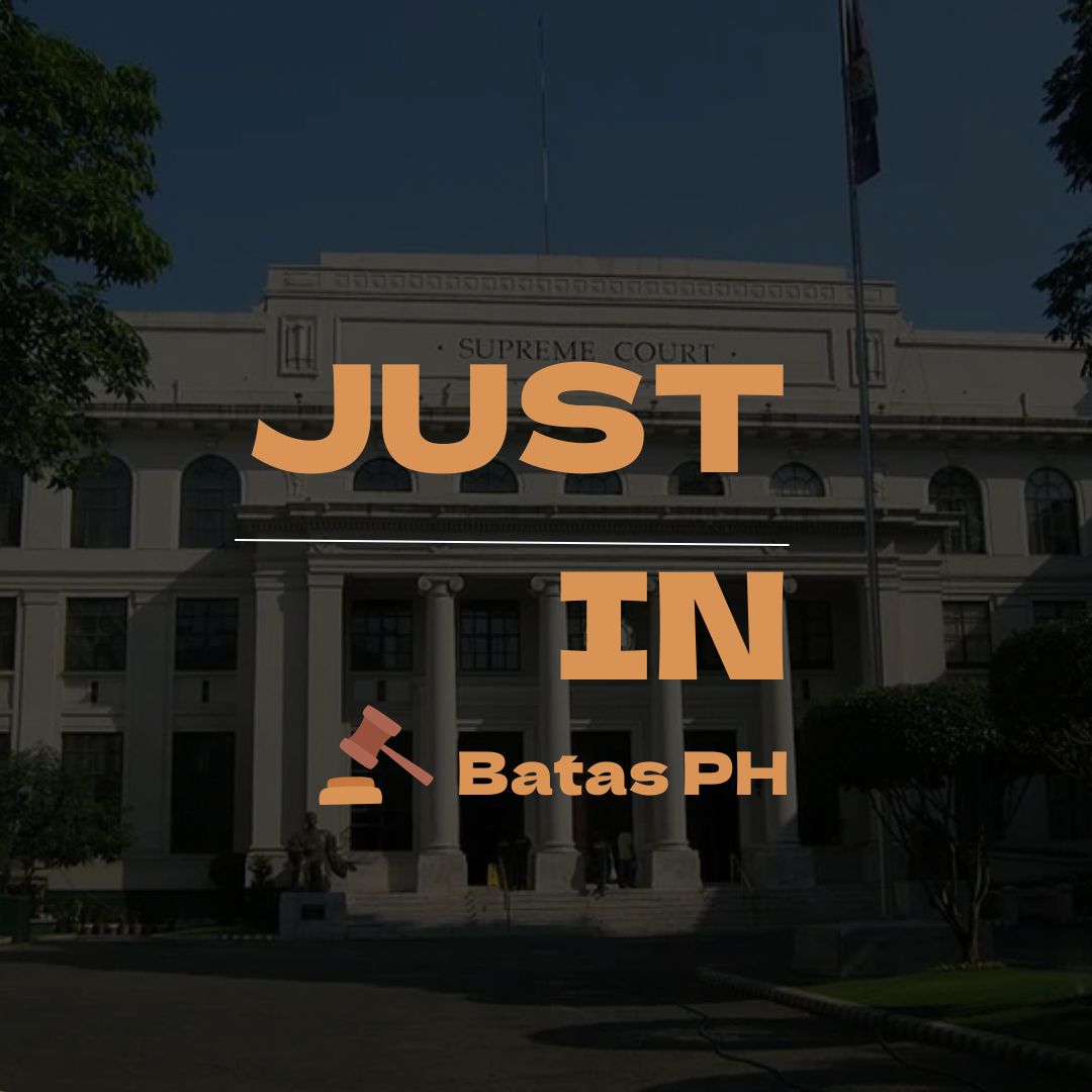 Batas PH - JUST IN: The Manila Regional Trial Court (RTC)... | Facebook