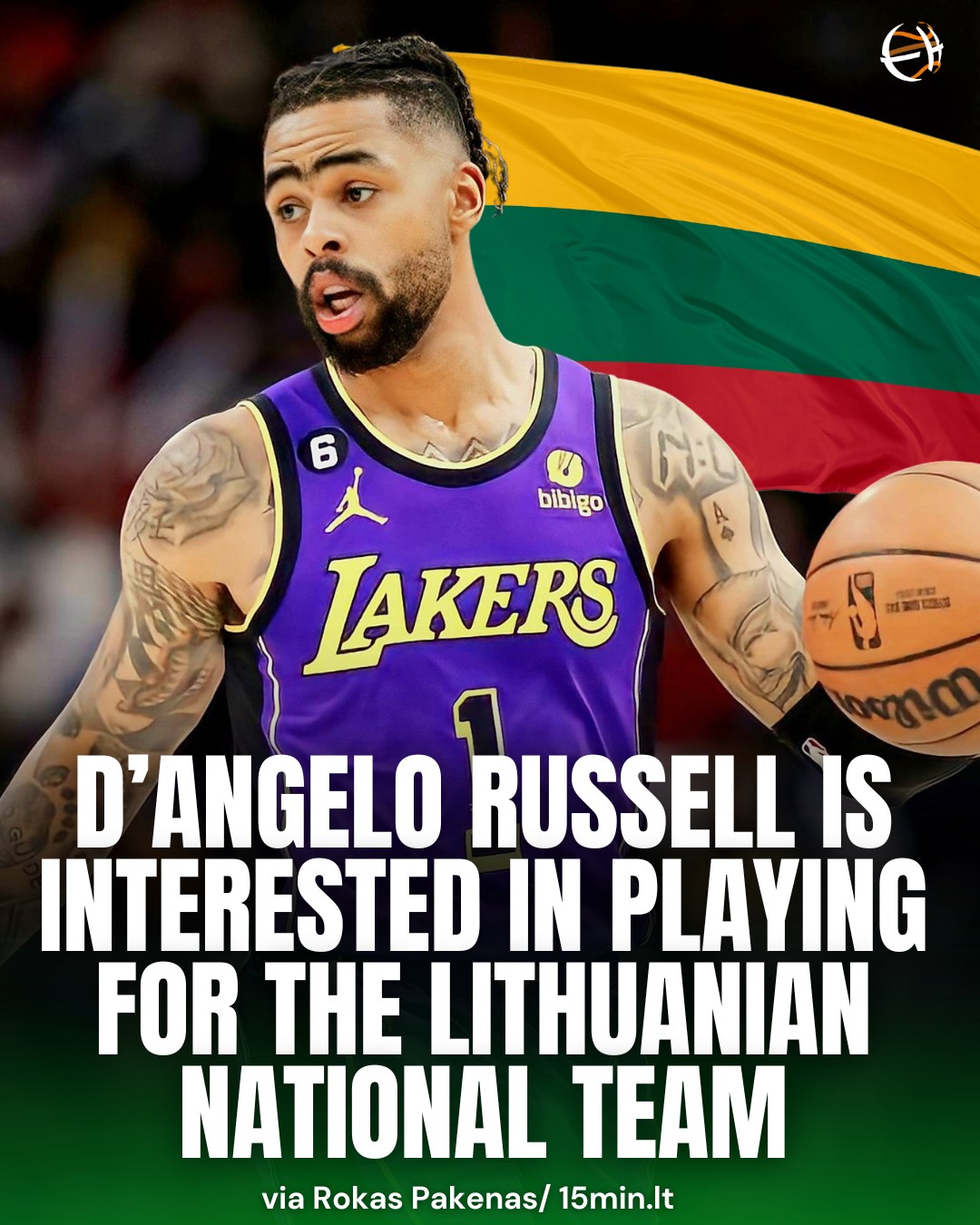 Eurohoops.net - 🚨🇱🇹 Los Angeles Lakers guard D’Angelo... | Facebook