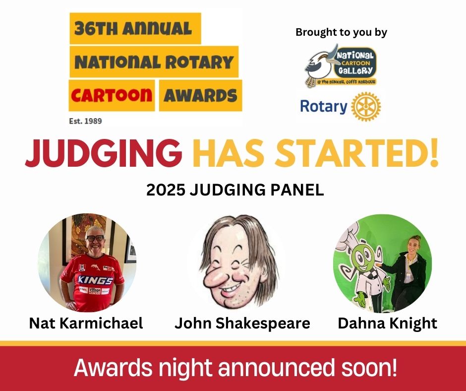National - JUDGING BEGINS! The 36th Rotary Cartoon Awards are ...