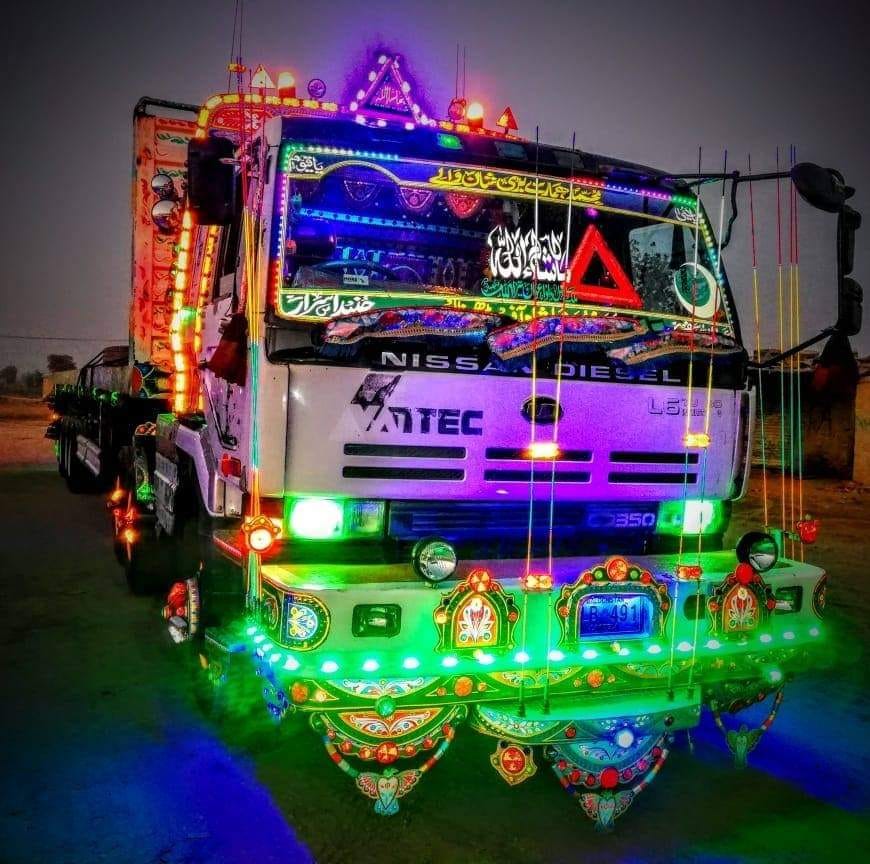 Trucks Of Pakistan - جیوے سالار خان ساحل خان گڈز ٹرانسپورٹ کمپنی ، نانا ...