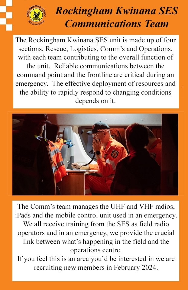 The State Emergency Service isn't... - Rockingham-Kwinana SES | Facebook