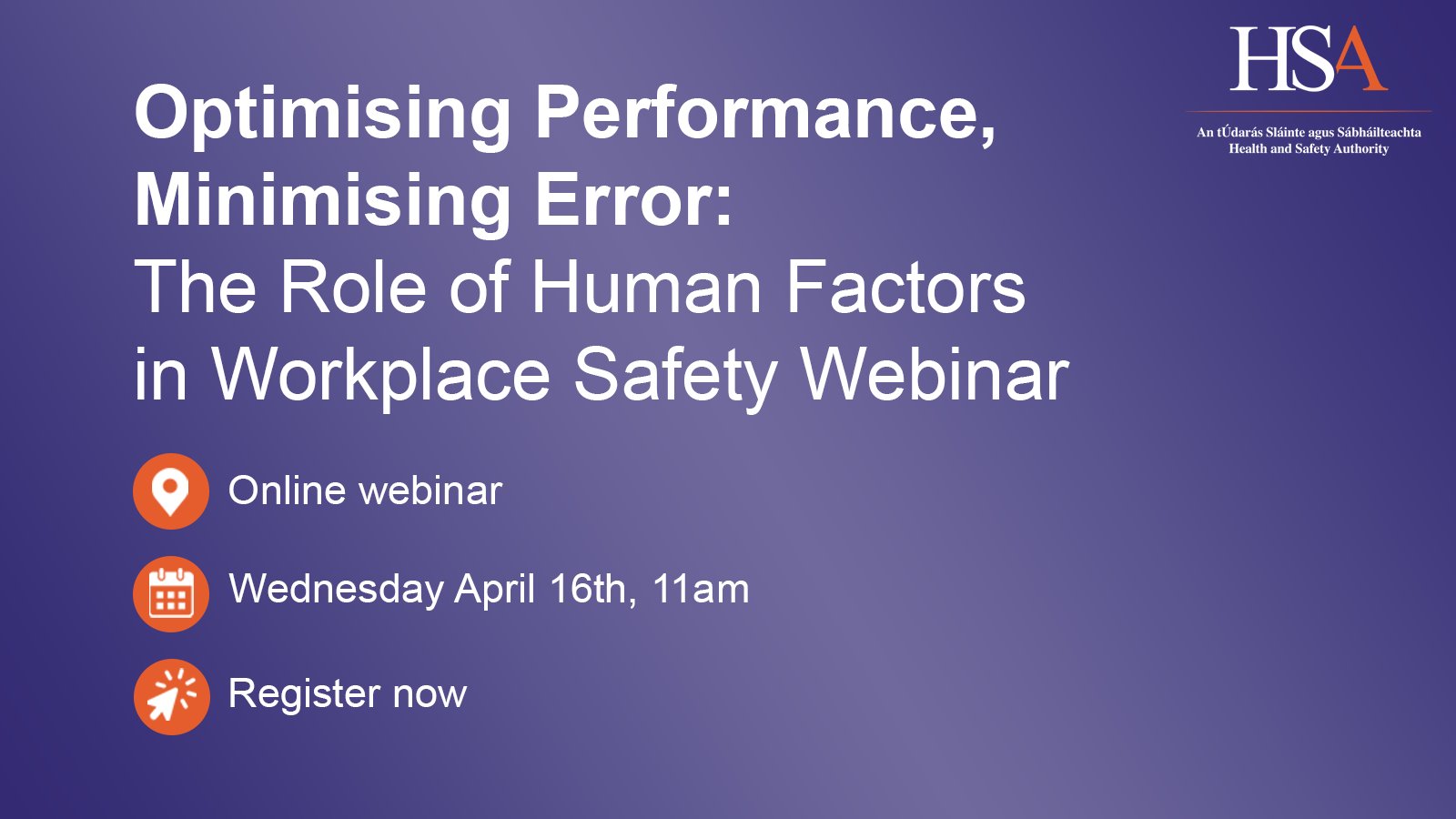 Health - Addressing Human Factors is key to effective health and safety ...