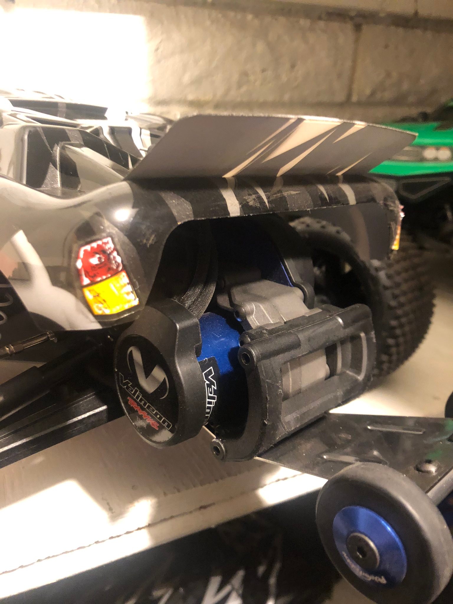 Powerhobby ESC Cooling Fan + Motor Fan Blue FOR Traxxas Velineon