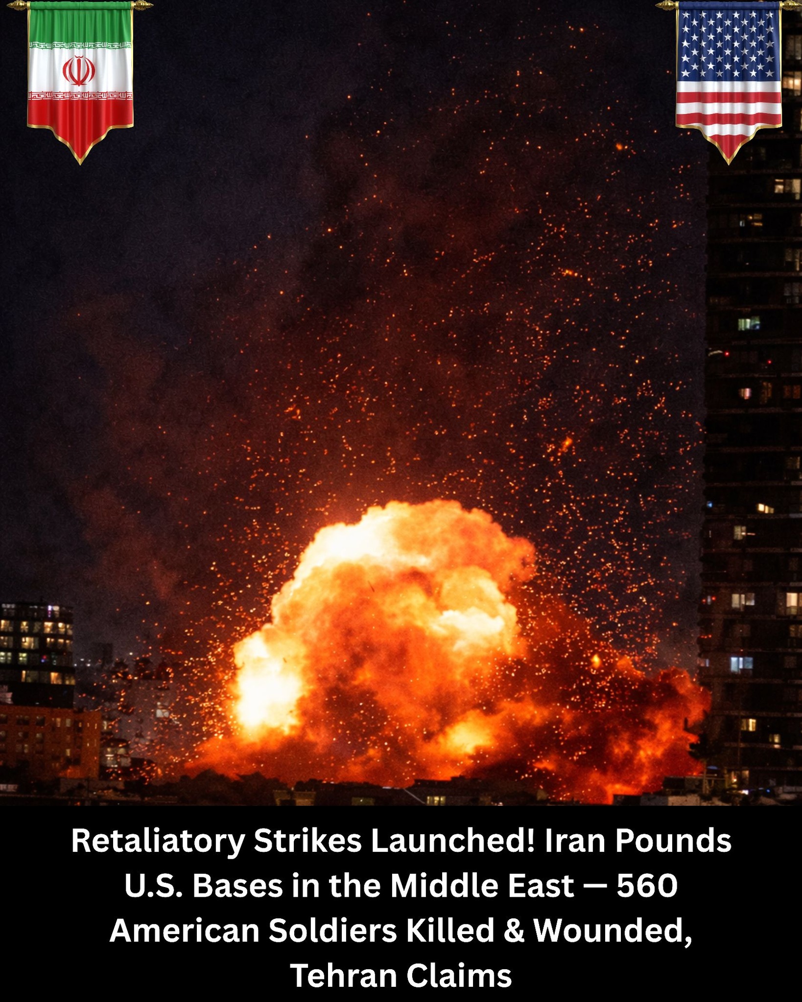 SEA - 🇮🇷vs🇺🇲| Retaliatory Strikes Launched! Iran Pounds U.S. Bases in ...