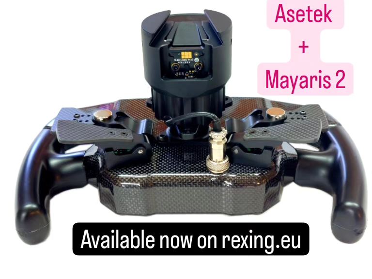 Rexing sim-racing steering wheels