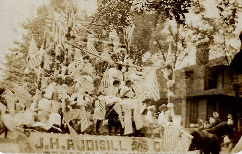 Steve - The Padgett/Crowell collection The J.H. Rudisill float in the ...