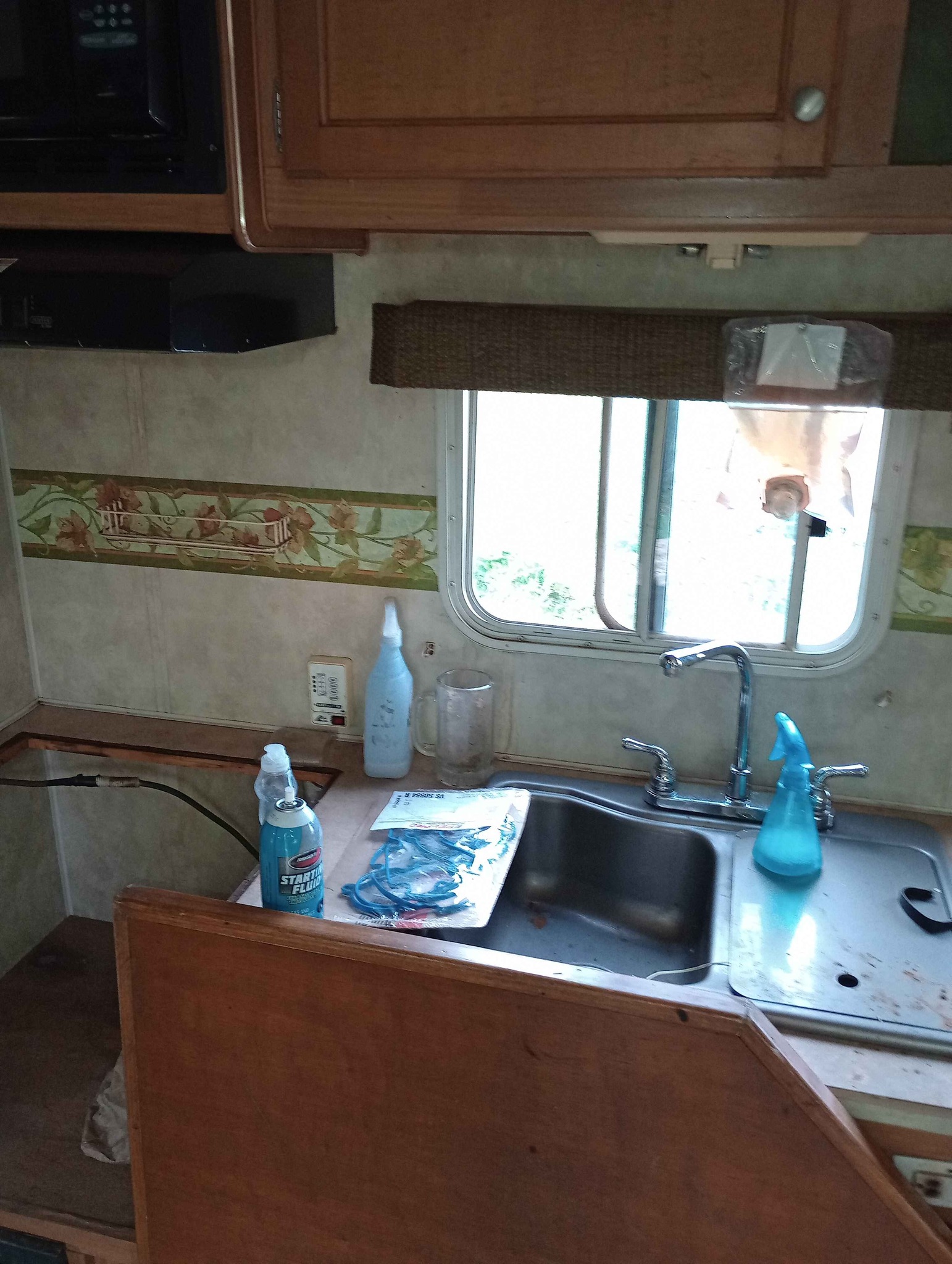 RV with title, ready for adventures.