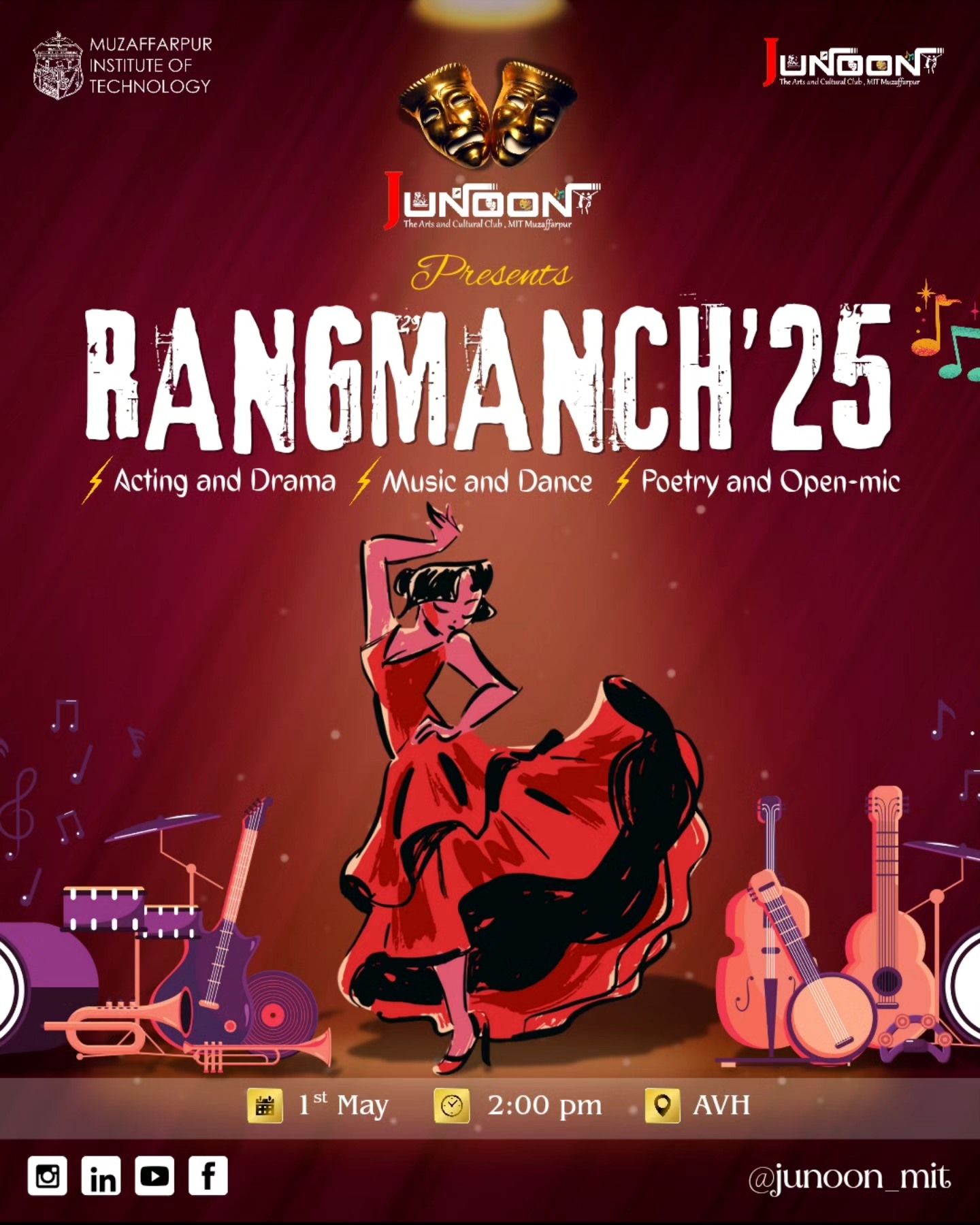 Junoon - The Arts and Cultural Club, MIT Muzaffarpur