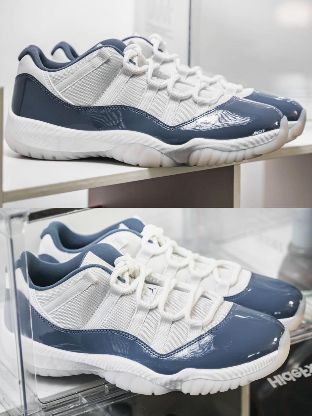 A first look at the “University Blue” Air Jordan 11 Low, expected