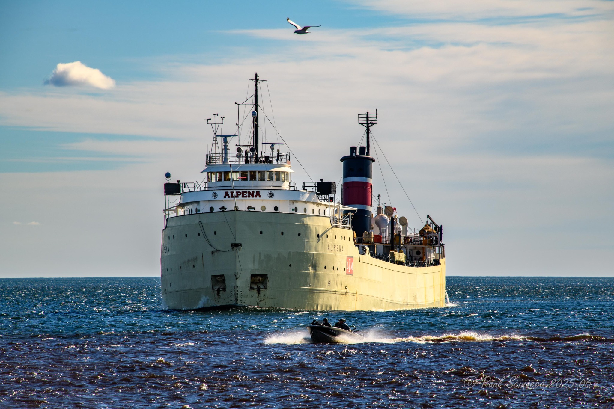 Alpena ship arrives in Duluth, MN for first visit of the season