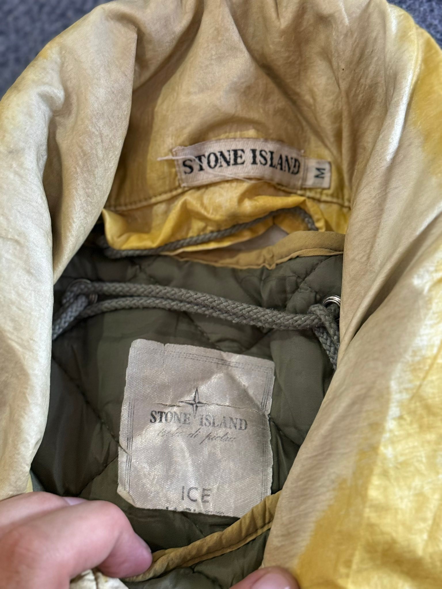 Stone Island Raso Gommato jacket from late 1980s or early 1990s