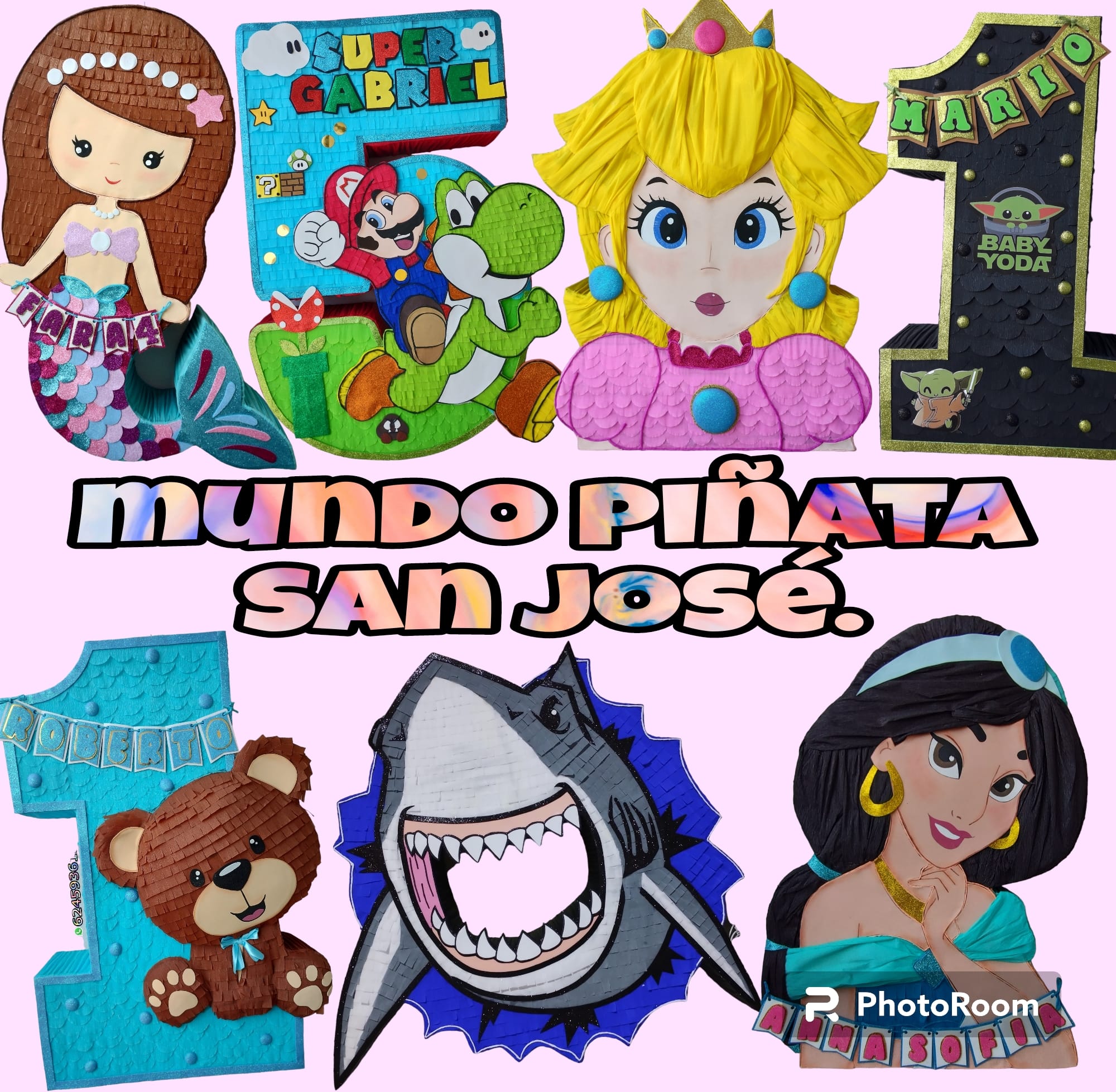 Mundo piñata San José.