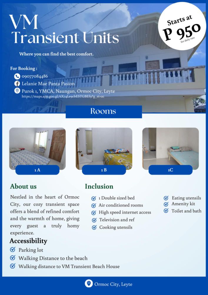 Apartment, Room for Rent, Bedspacer, and Transient Rooms in Ormoc City ...