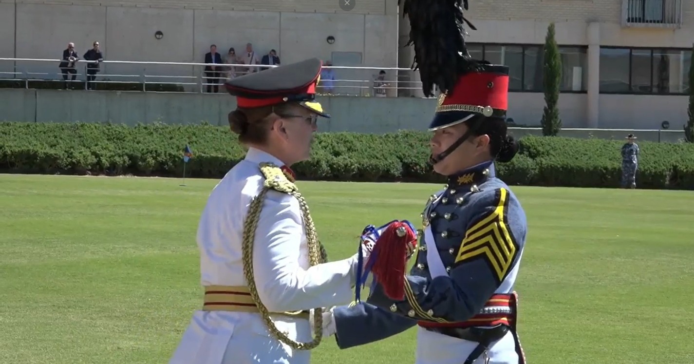 Philippine - Cadet Maria Denise V Silvestre receives the Commandant’s ...