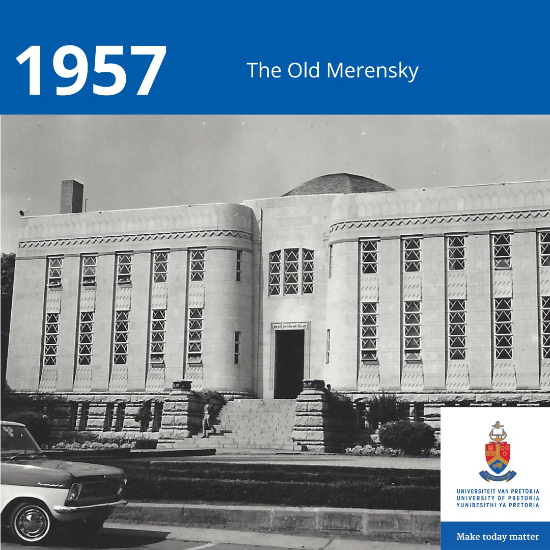 The Old Merensky Library in 1957.... - UP Library Services | Facebook