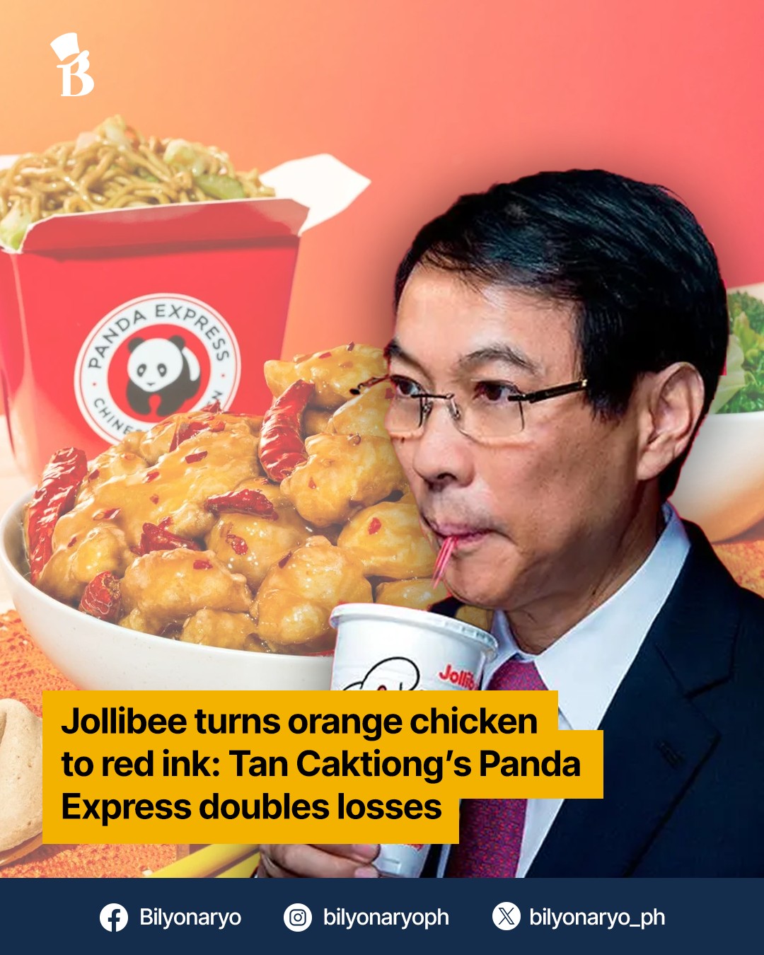 Bilyonaryo - Jollibee Foods’ Panda Express continues to spew red ink ...