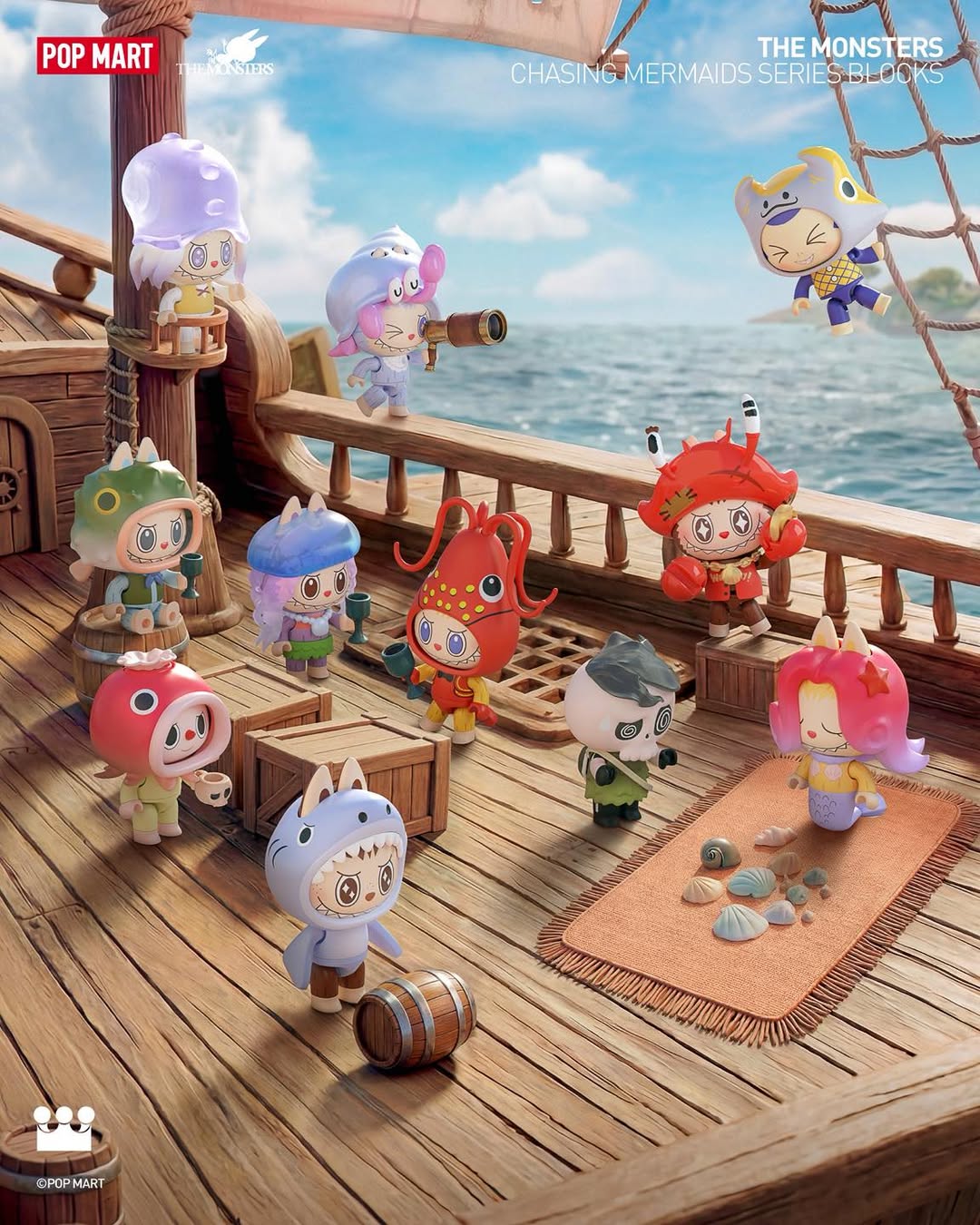 THE MONSTERS CHASING MERMAIDS SERIES BLOCKS All hands on deck, the