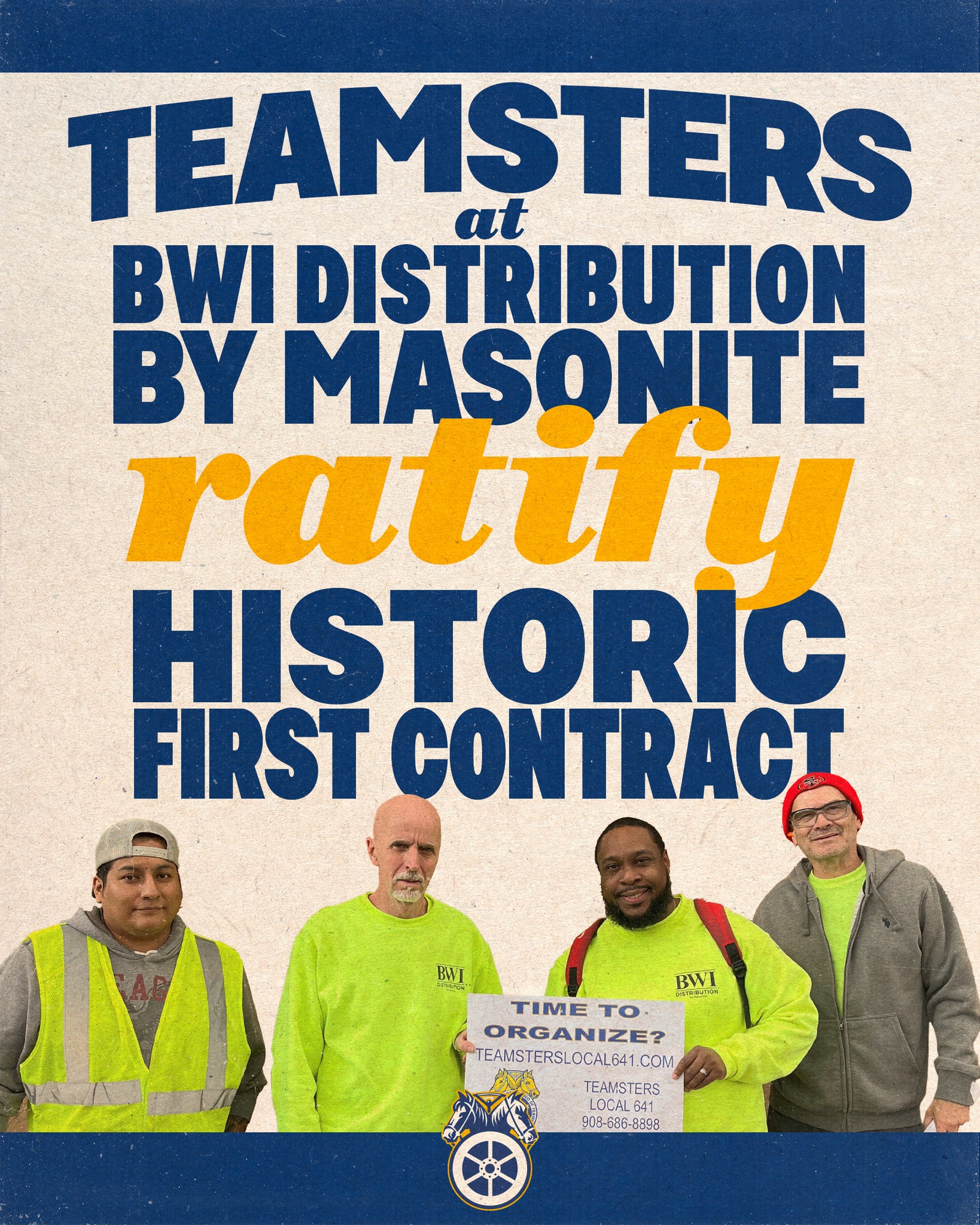 Teamsters - A group of 35 workers at BWI Distribution by... | Facebook