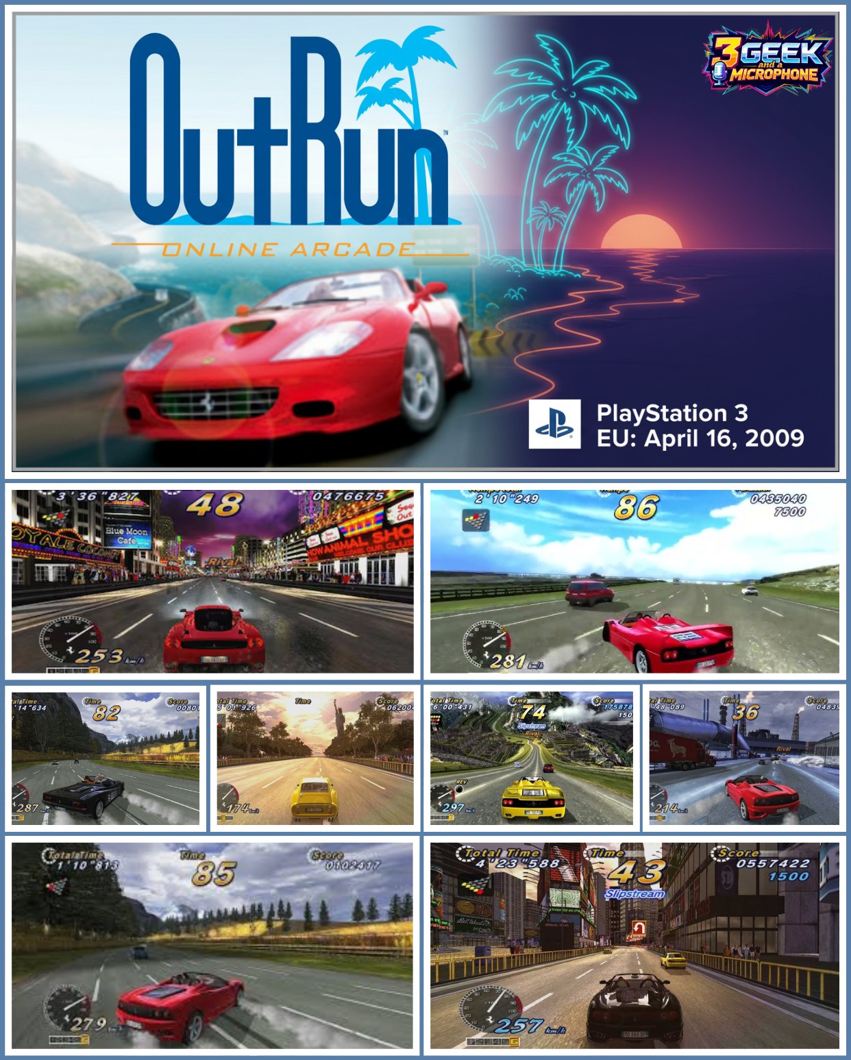 🚗🔥🎉 Happy 17th Anniversary to OUTRUN: ONLINE ARCADE (PS3, EU