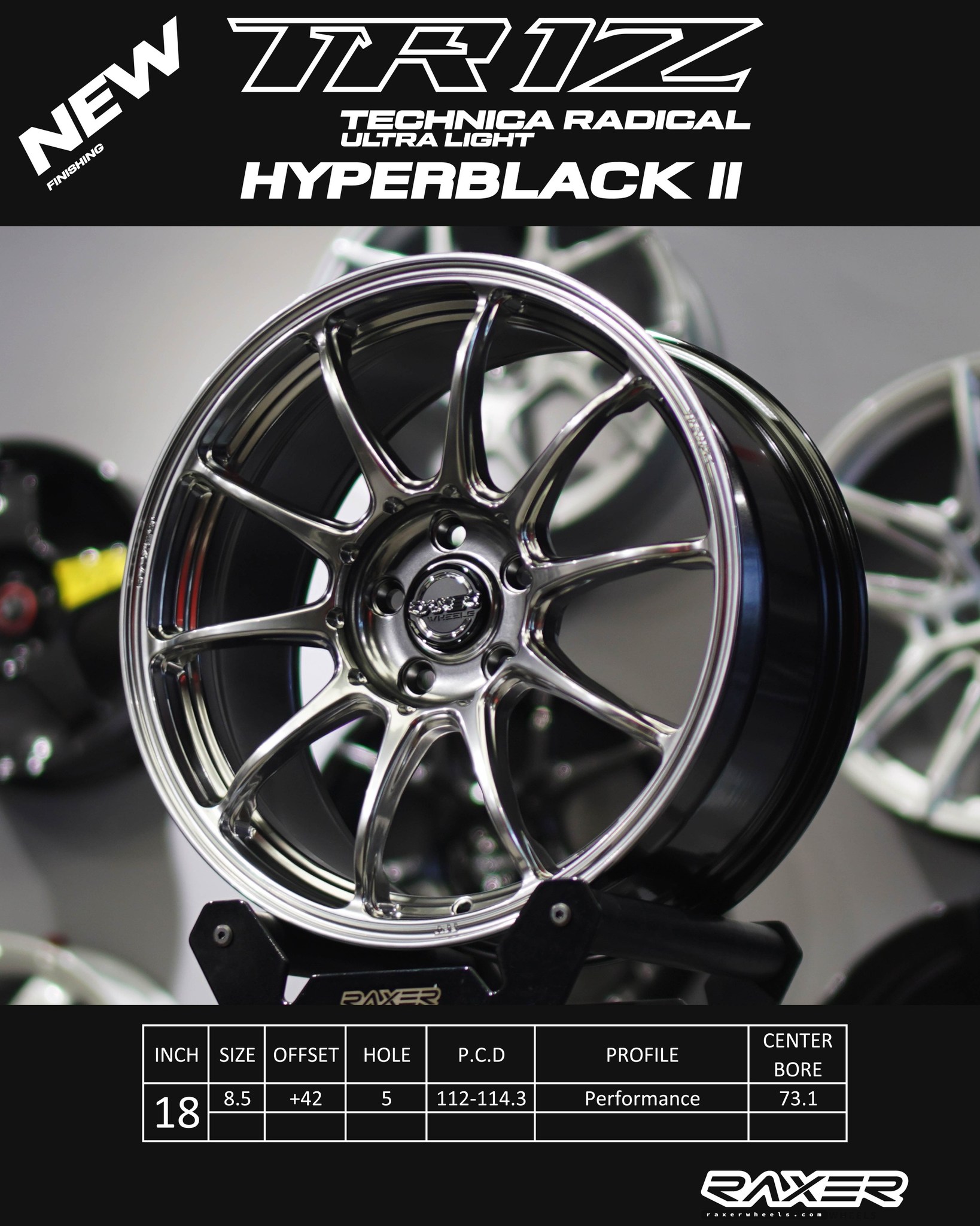 cozracingwheel delivered TR1S 18*9+35 aggressive setup to GT86 