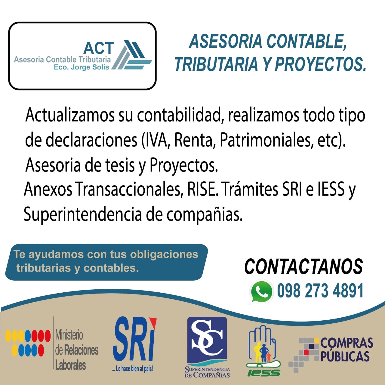 Servicios contables y tributarios | Guayaquil