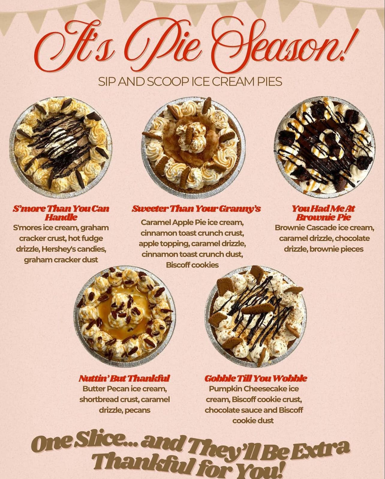 Sip - Thanksgiving is almost here, and Sip and Scoop California has ...