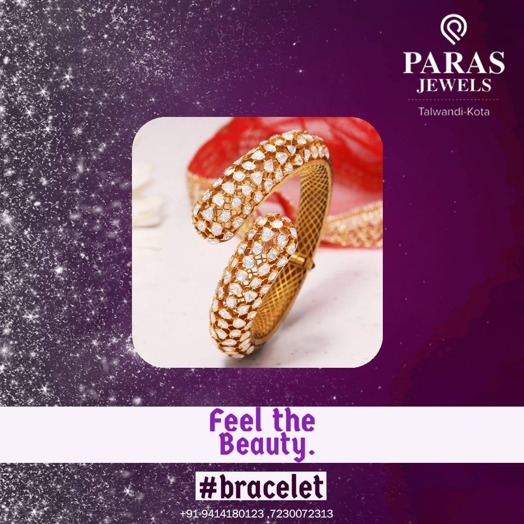 Paras Jewels - Check out this elegant gold bracelet design by the brand ...