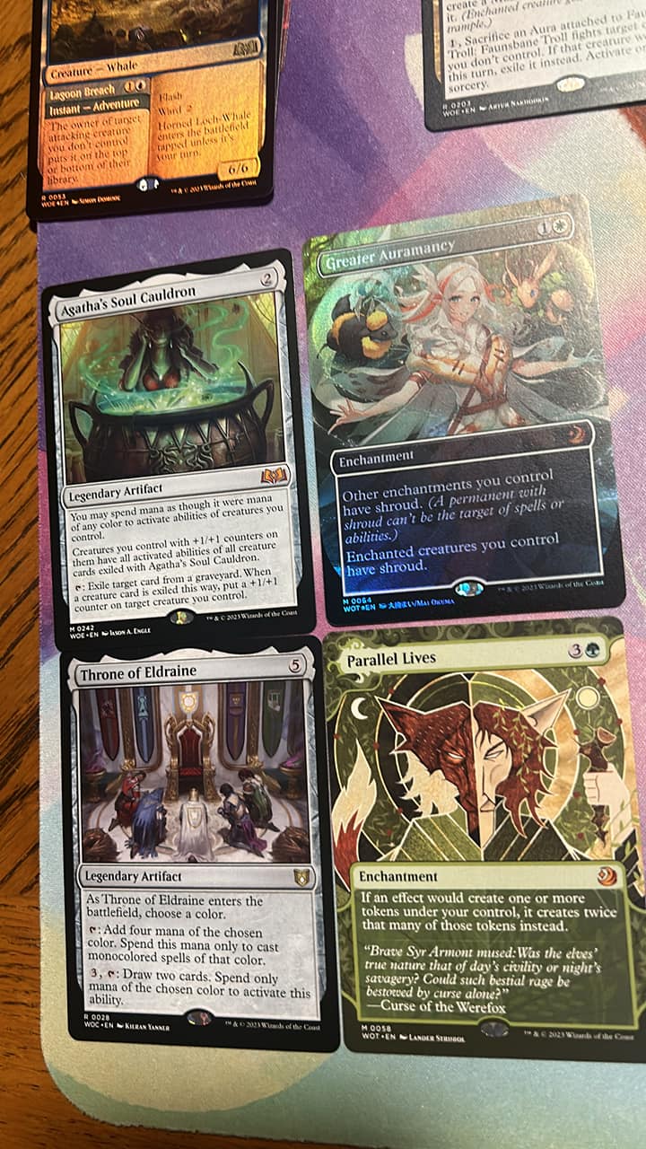 Foil Etched Greater Auramancy 😂