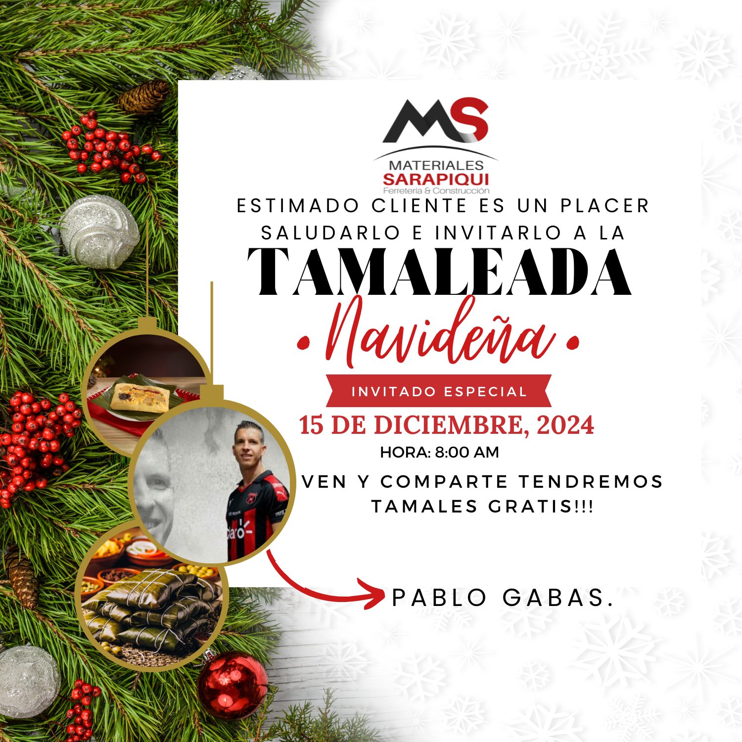 Materiales - 📢¡Ya tenemos fecha para la tamaleada! 📆 Este 15 de ...