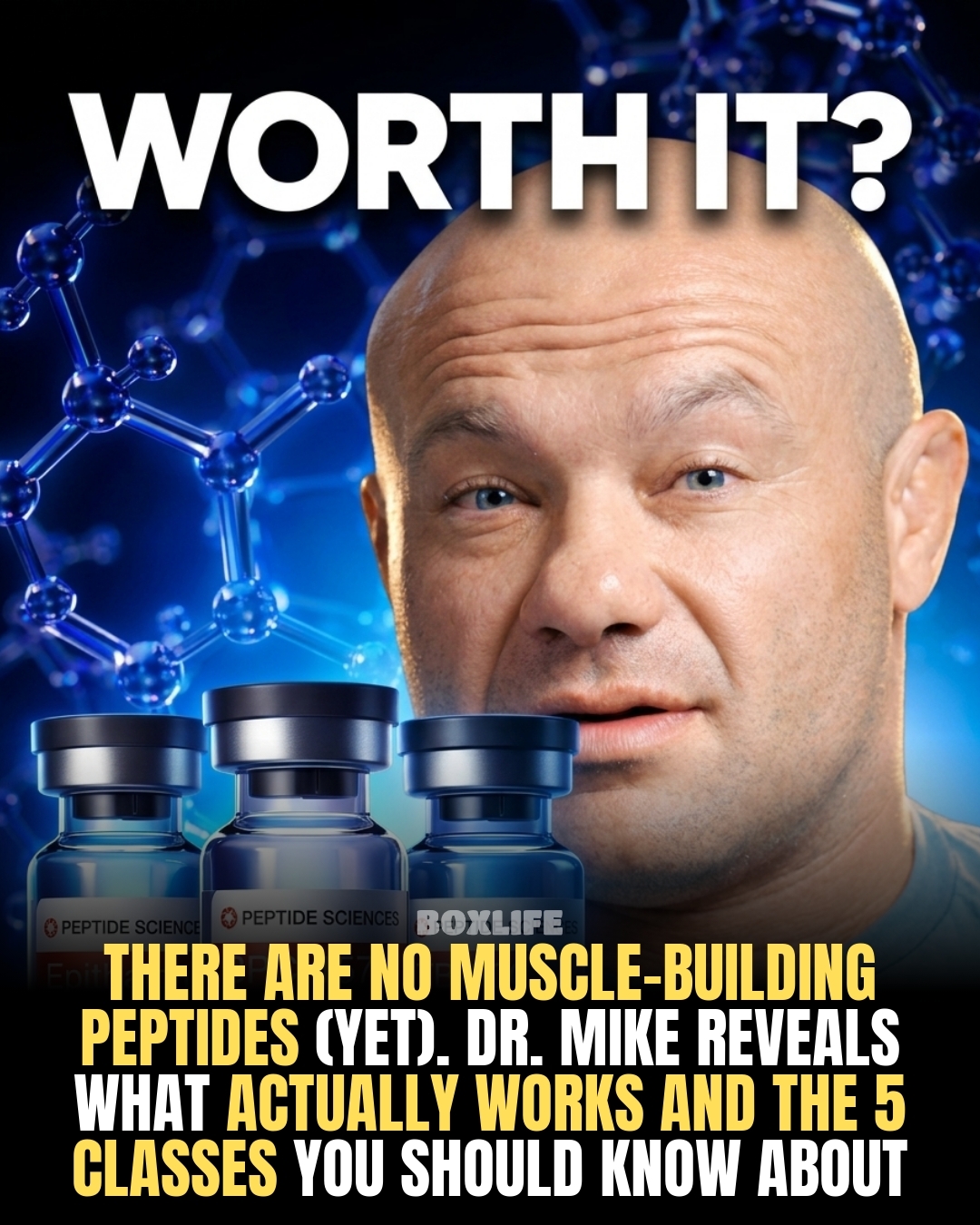 Dr. Mike Israetel explains that despite hype, no peptides directly build muscle mass. These amino acid chains act as signaling agents but require injections and careful storage. He categorizes five peptide classes