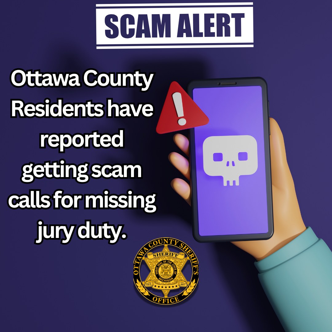 🚨 SCAM ALERT:... - Ottawa County Sheriff's Office - Michigan | Facebook