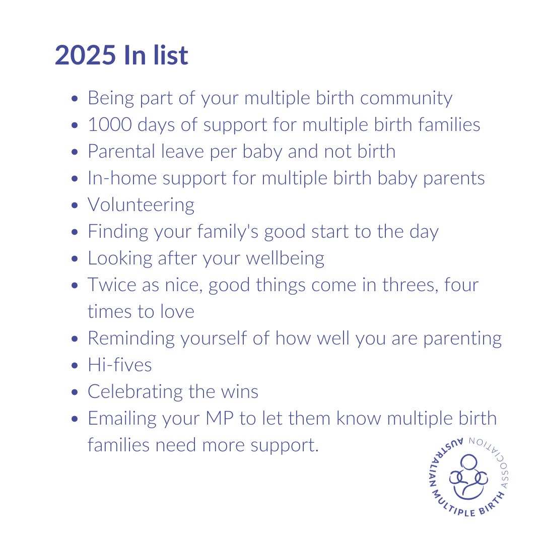 🎉 Here’s our... - Australian Multiple Birth Association | Facebook