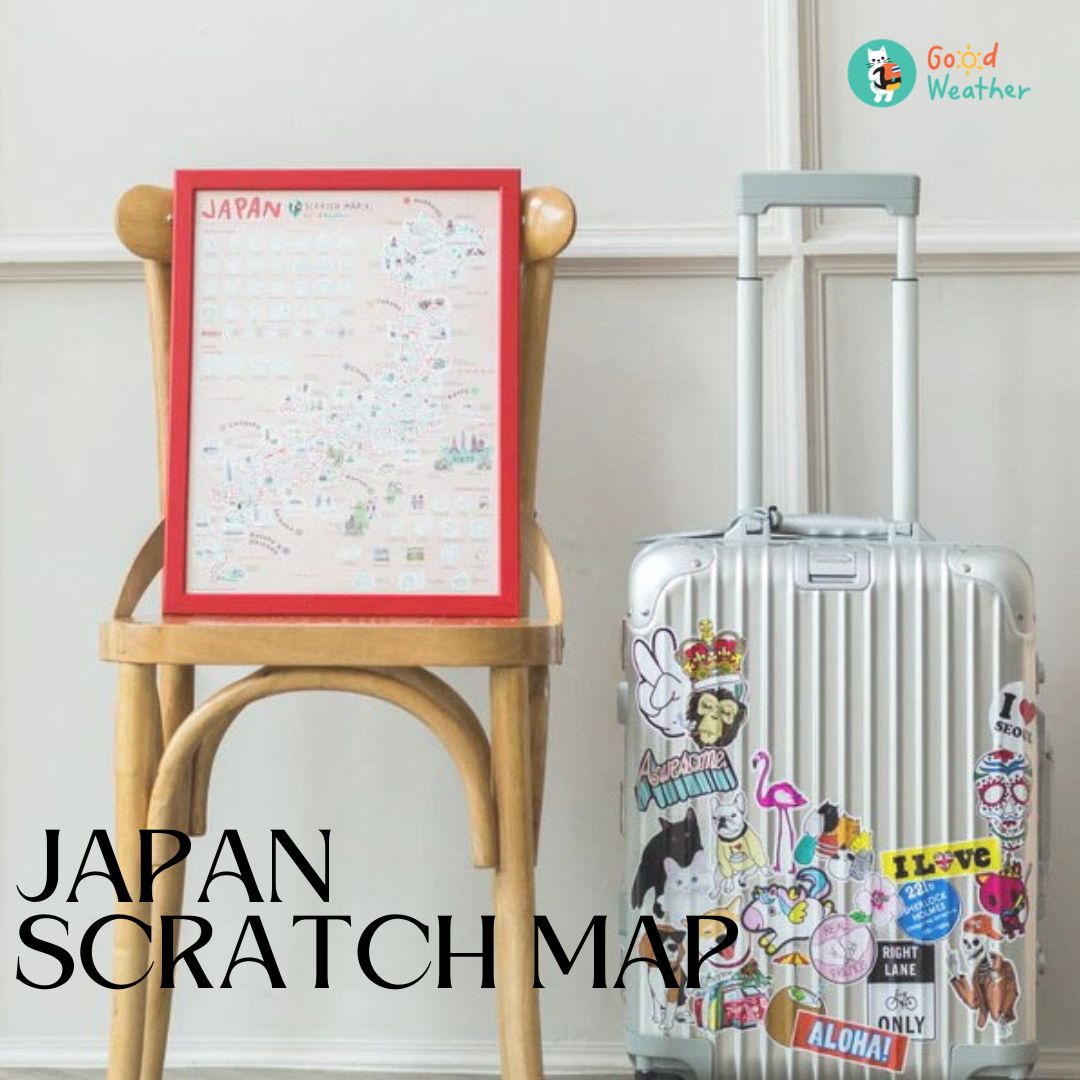 GoodWeather - 🇯🇵 Japan Scratch Map 🇯🇵 ️ Original designs with iconic ...