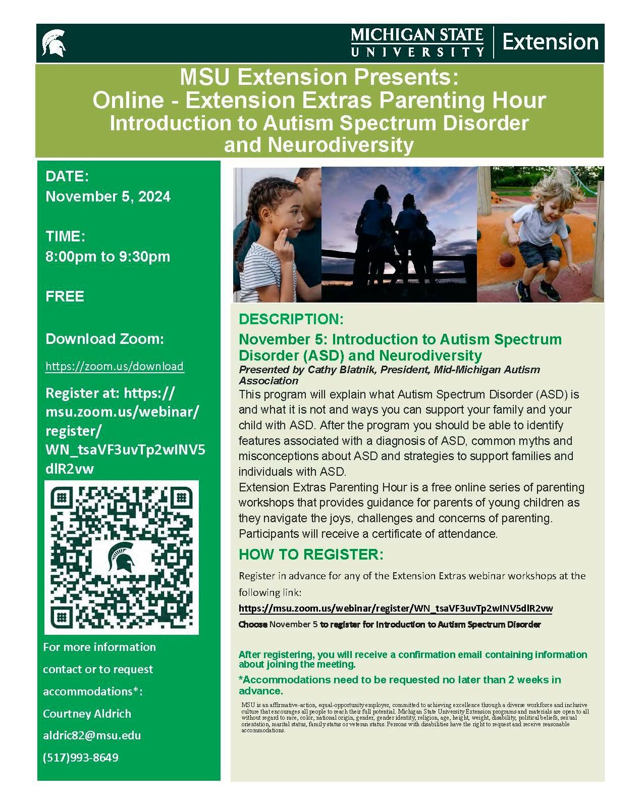 MSU - We all know someone affected by a form of autism, here is a great ...