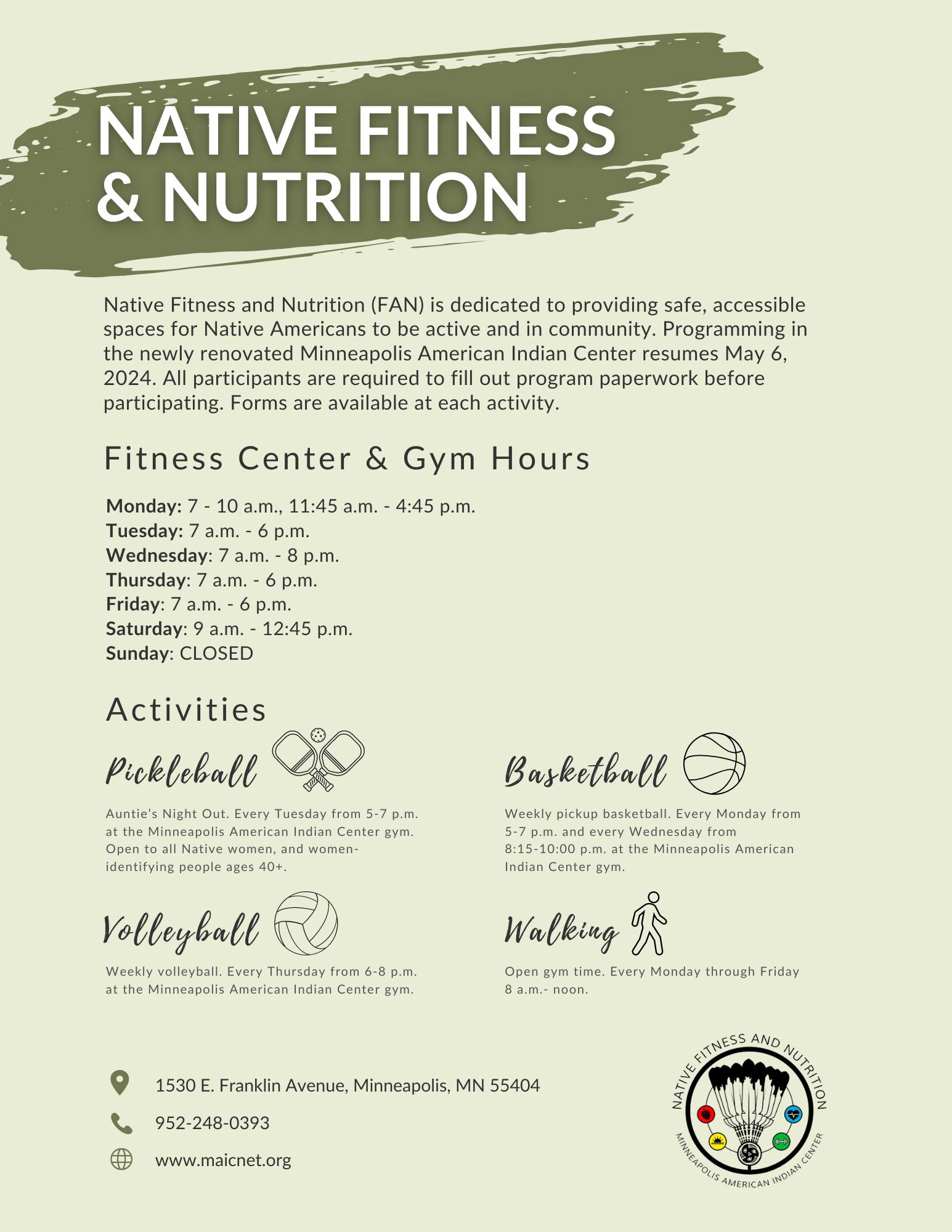 Native Fitness and Nutrition (FAN)... - Native FAN Program | Facebook