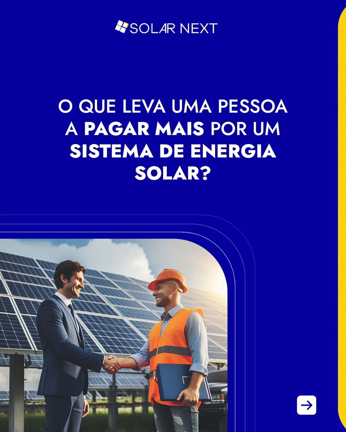 💡 Por que algumas pessoas... - Solar Next - Sistema de Gestão
