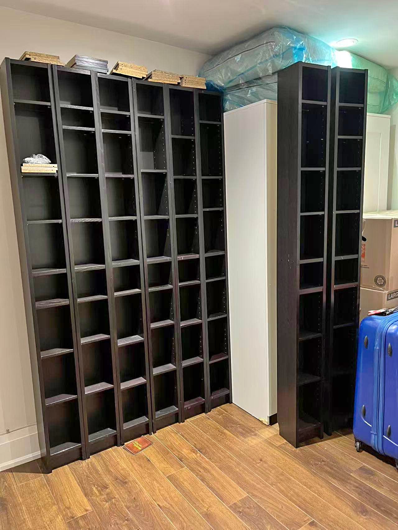 IKEA Benno adjustable black shelving units - Closet Organizers
