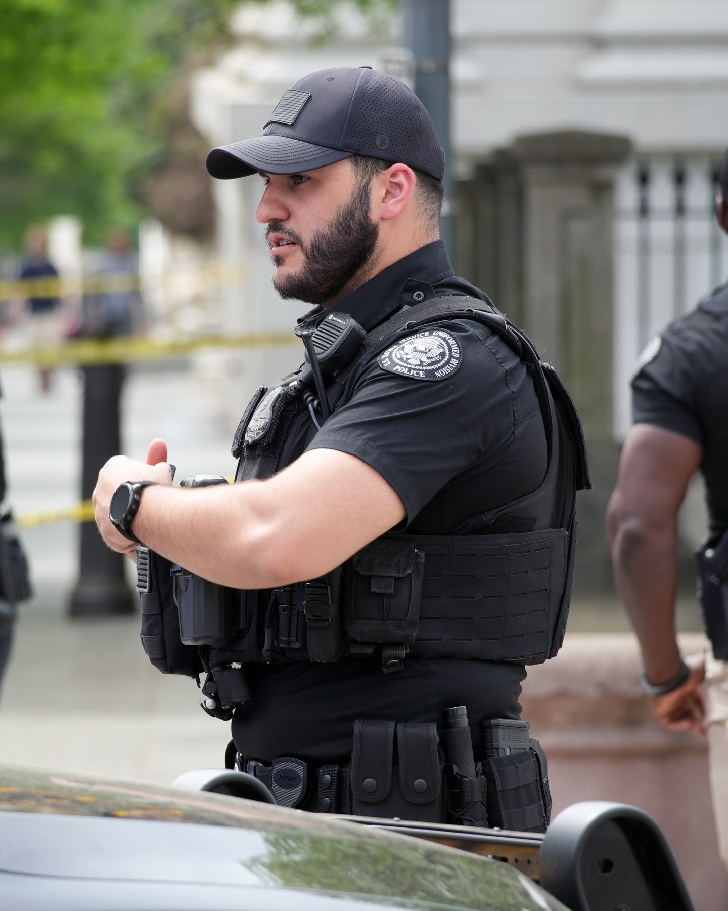 United States Secret Service Police Officers responding to an