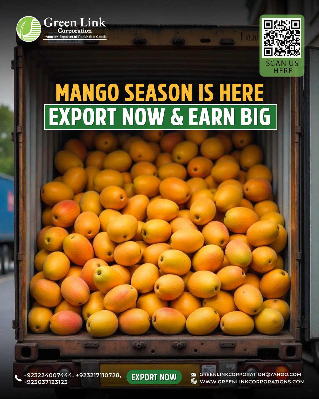 Green - Mango season is here! 🥭 Export the king of fruits worldwide ...
