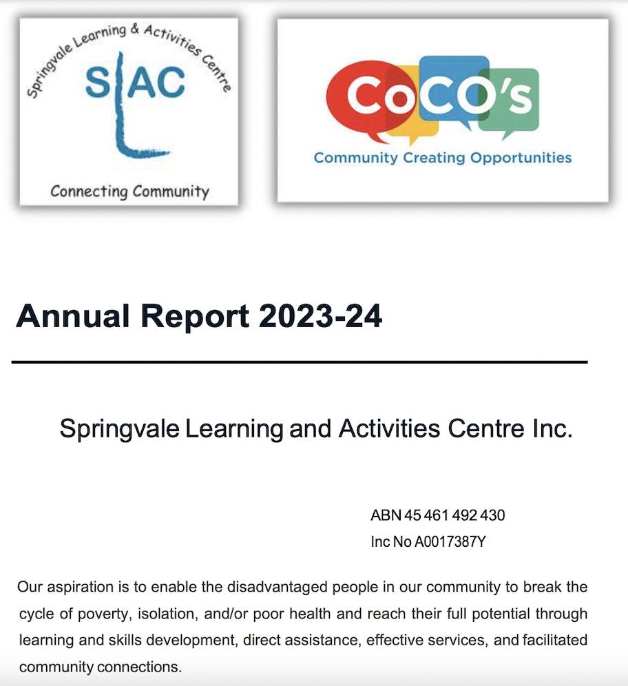 Springvale Learning & Activities Centre (SLAC) | Springvale VIC